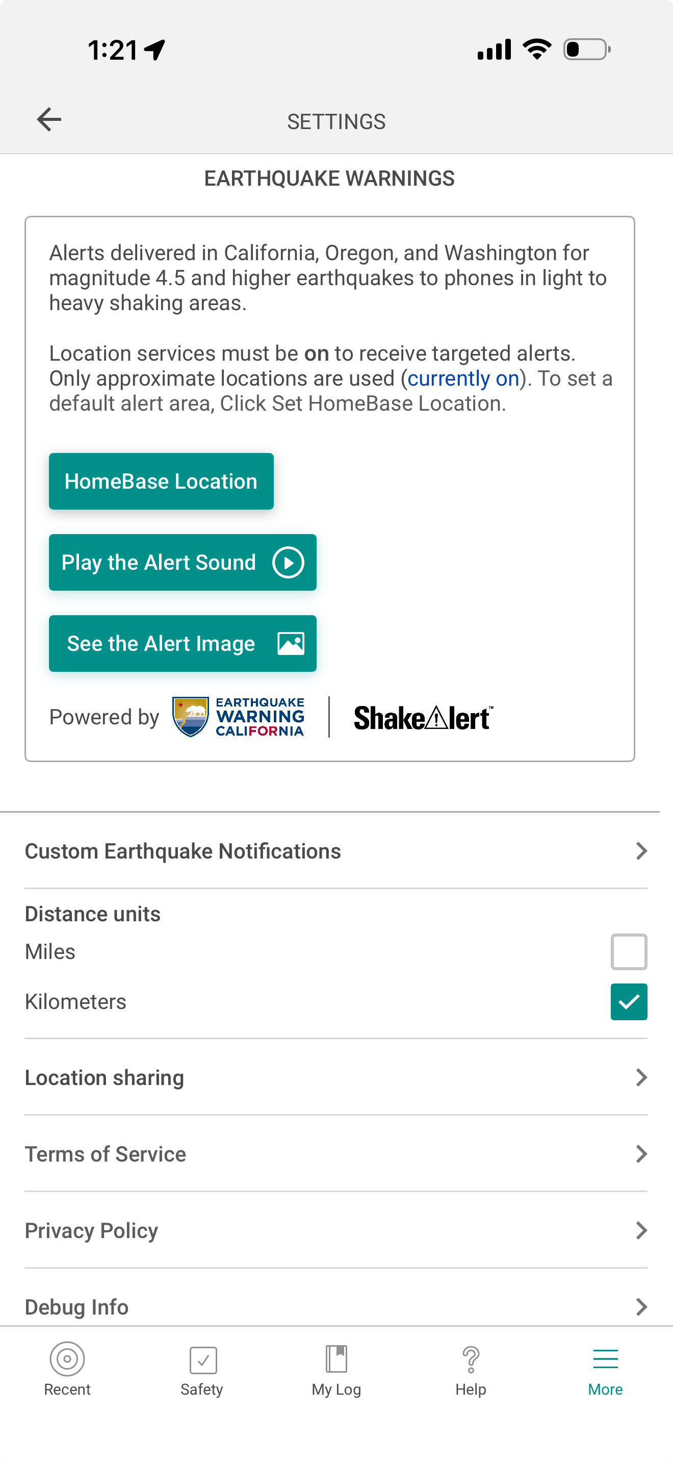 Settings reframed as a personal profile page